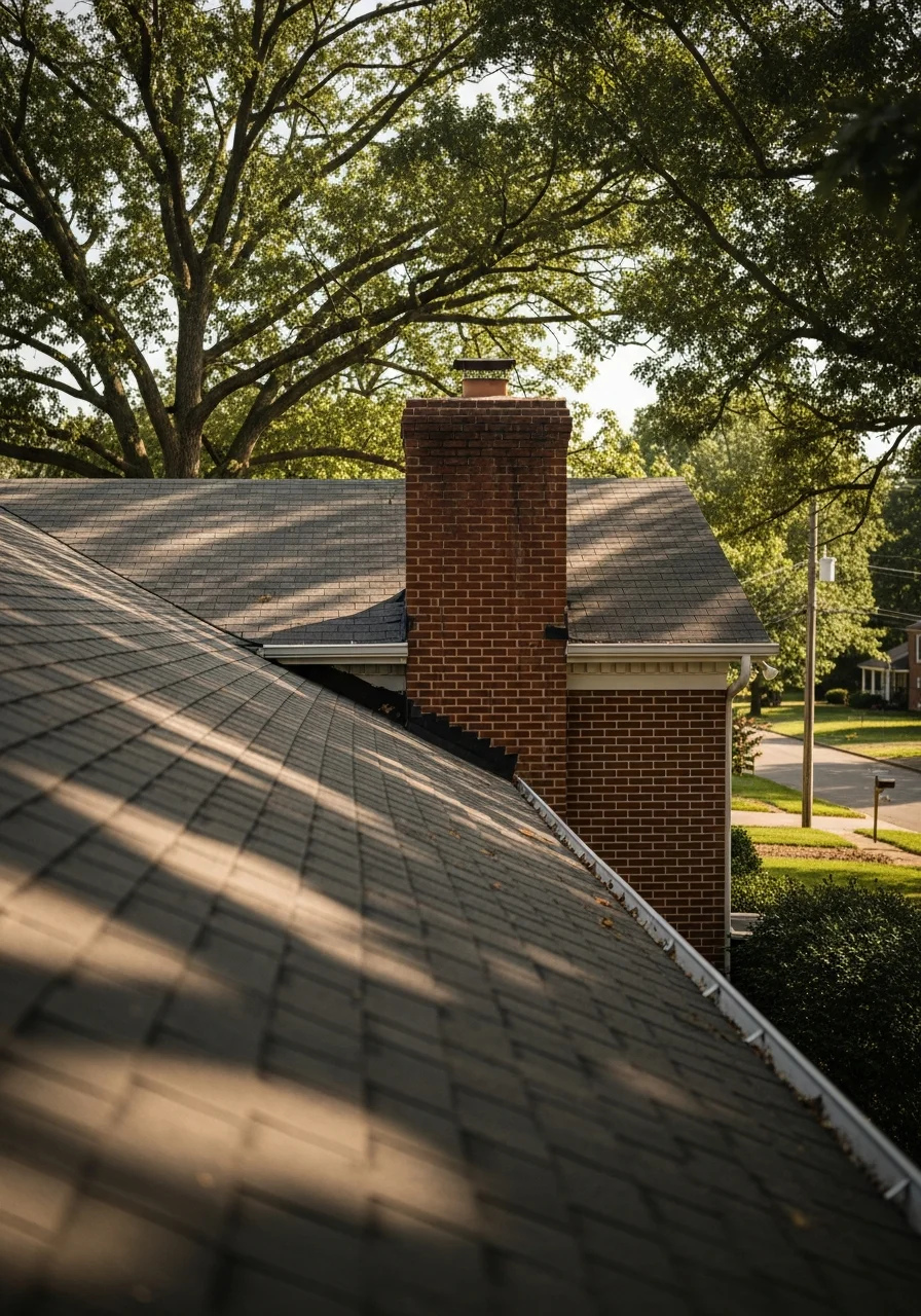 Stanford home exterior with professional service work completed.